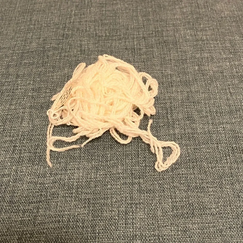 White Needlepoint Thread Yarn